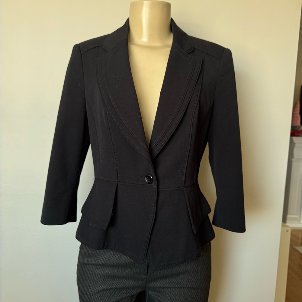 White House Black Market Black Blazer